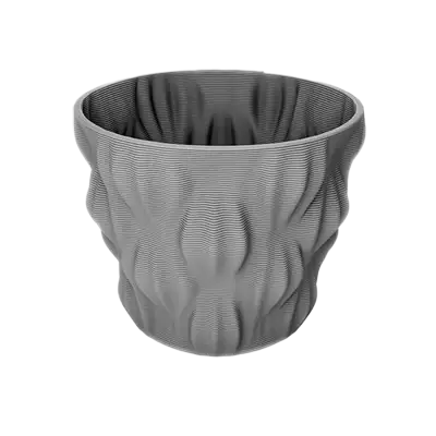 3D CONCRETE : JARDINIÈRE MYCELIA, ref MYCELIA_3D